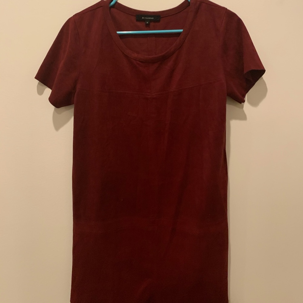Oliviaceous “Velvet” T-shirt Dress